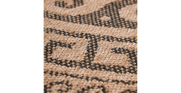 OUTDOORTEPPICH 80/80 cm Comilla Schwarz  - Schwarz, Basics, Textil (80/80cm) - Novel