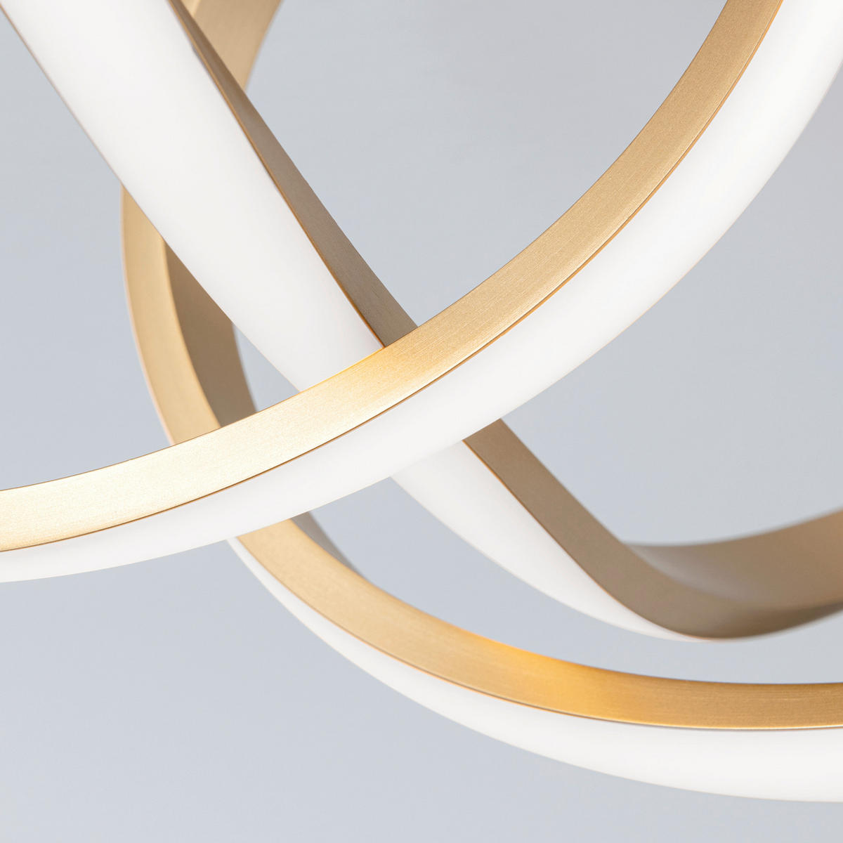 LED-DECKENLEUCHTE Circus 61/25/27 cm   - Messingfarben, Design, Kunststoff/Metall (61/25/27cm)