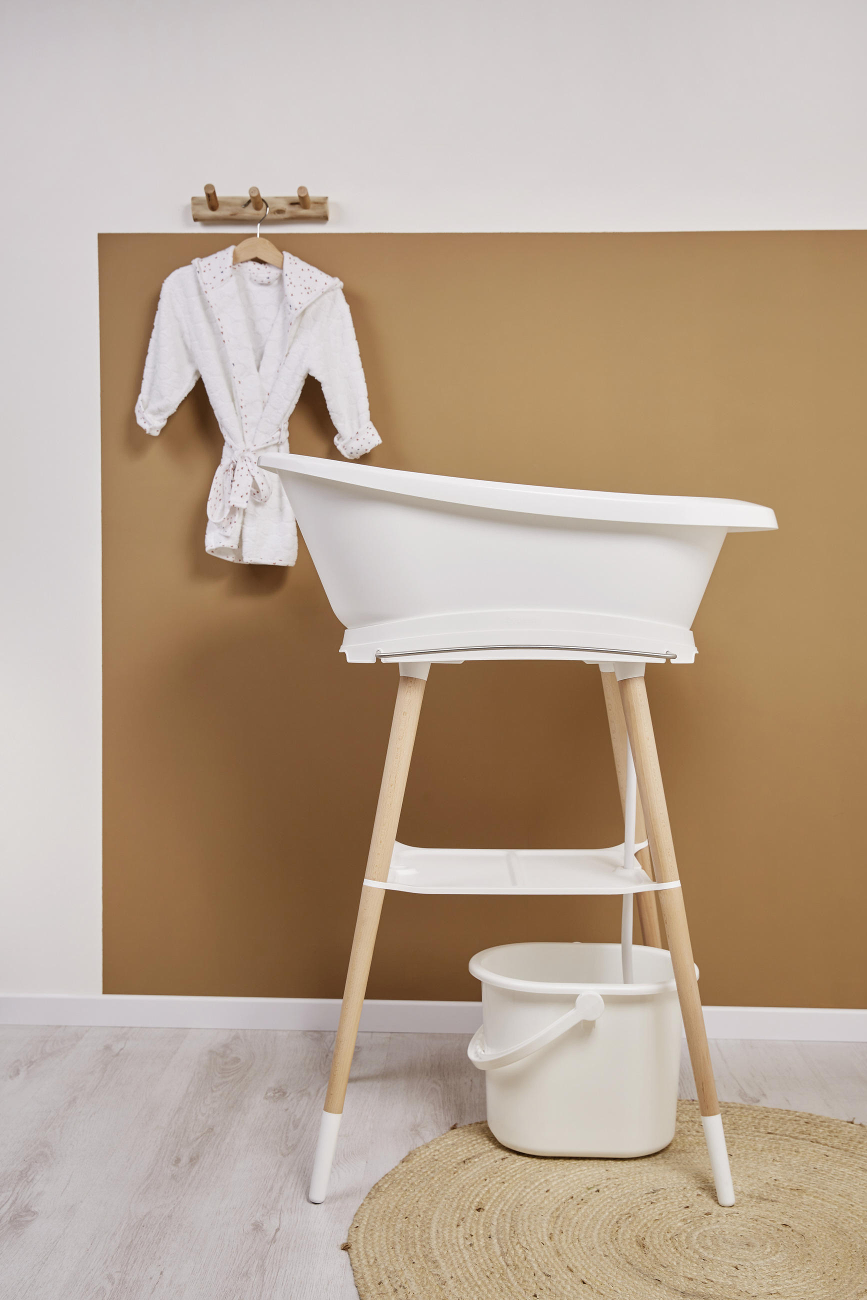 BADESET BASIS SENSE EDITION Sense 2-teilig  - Weiß, Basics, Kunststoff (79,5/40/46cm) - Bebe Jou