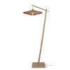GOLVLAMPA GOOD&MOJO 73/55/176 cm    - naturfärgad, Trend, naturmaterial (73/55/176cm) - Good & Mojo