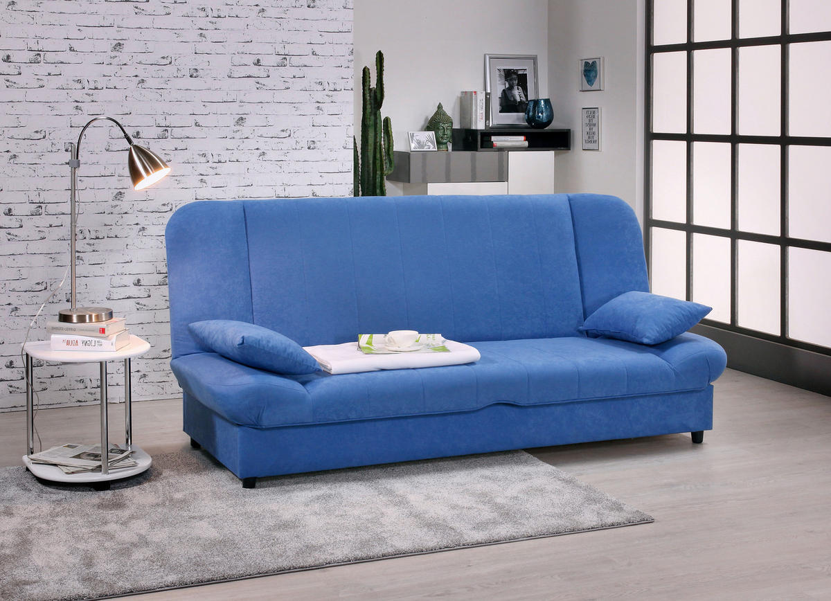 3-SED,  svetlo modra les  - svetlo modra, Design, les (202/90/90cm) - Boxxx