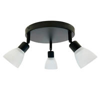 STRAHLER 48/48/16 cm   - Schwarz/Weiß, KONVENTIONELL, Metall (48/48/16cm)