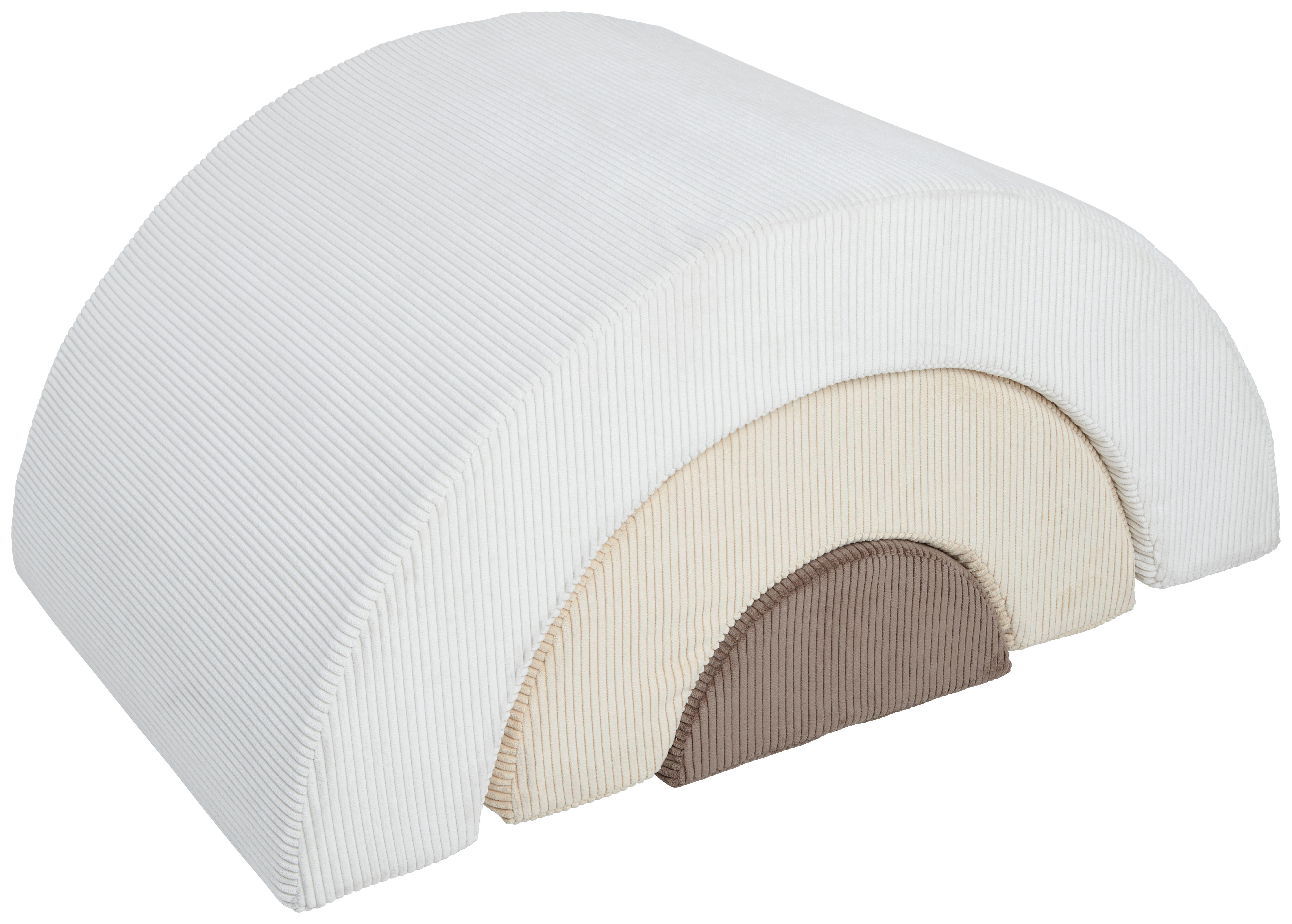 KINDERSESSEL - Beige/Braun, Trend, Textil (74/47/35cm) - Jimmylee