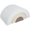 KINDERSESSEL - Beige/Braun, Trend, Textil (74/47/35cm) - Jimmylee