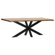 TISCHPLATTE      - Naturfarben, Design, Holz (220/100/5cm) - Landscape