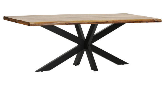 TISCHPLATTE      - Naturfarben, Design, Holz (220/100/5cm) - Landscape