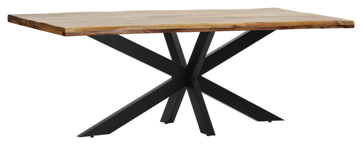 TISCHPLATTE Naturfarben   - Naturfarben, Design, Holz (220/100/5cm) - Landscape