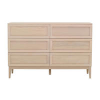 BYRÅ 135/89/42 cm  - ek Bianco, Design, trämaterial/trä (135/89/42cm) - Best Price