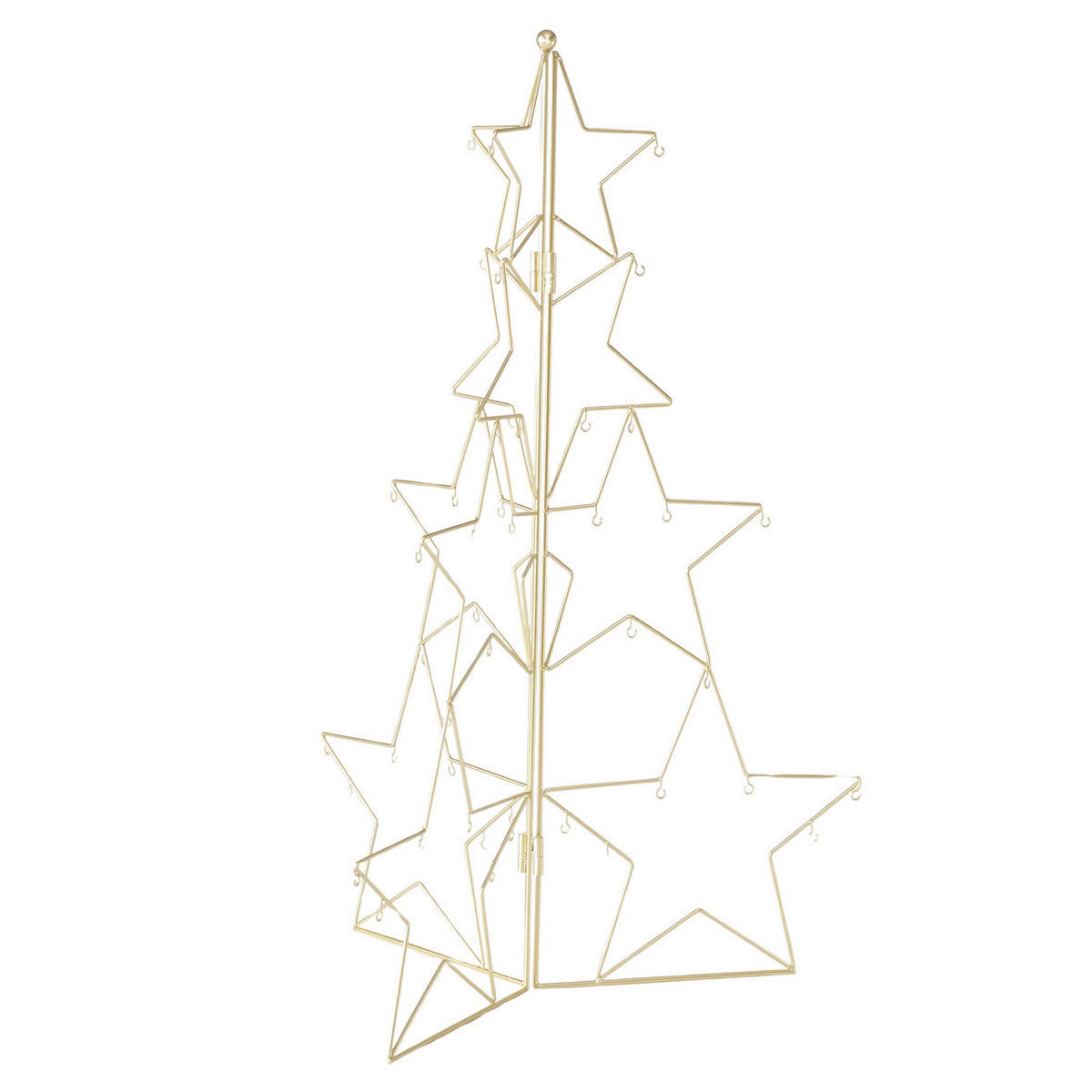 DEKOBAUM - Goldfarben, Basics, Metall (44,5/44,5/70cm)