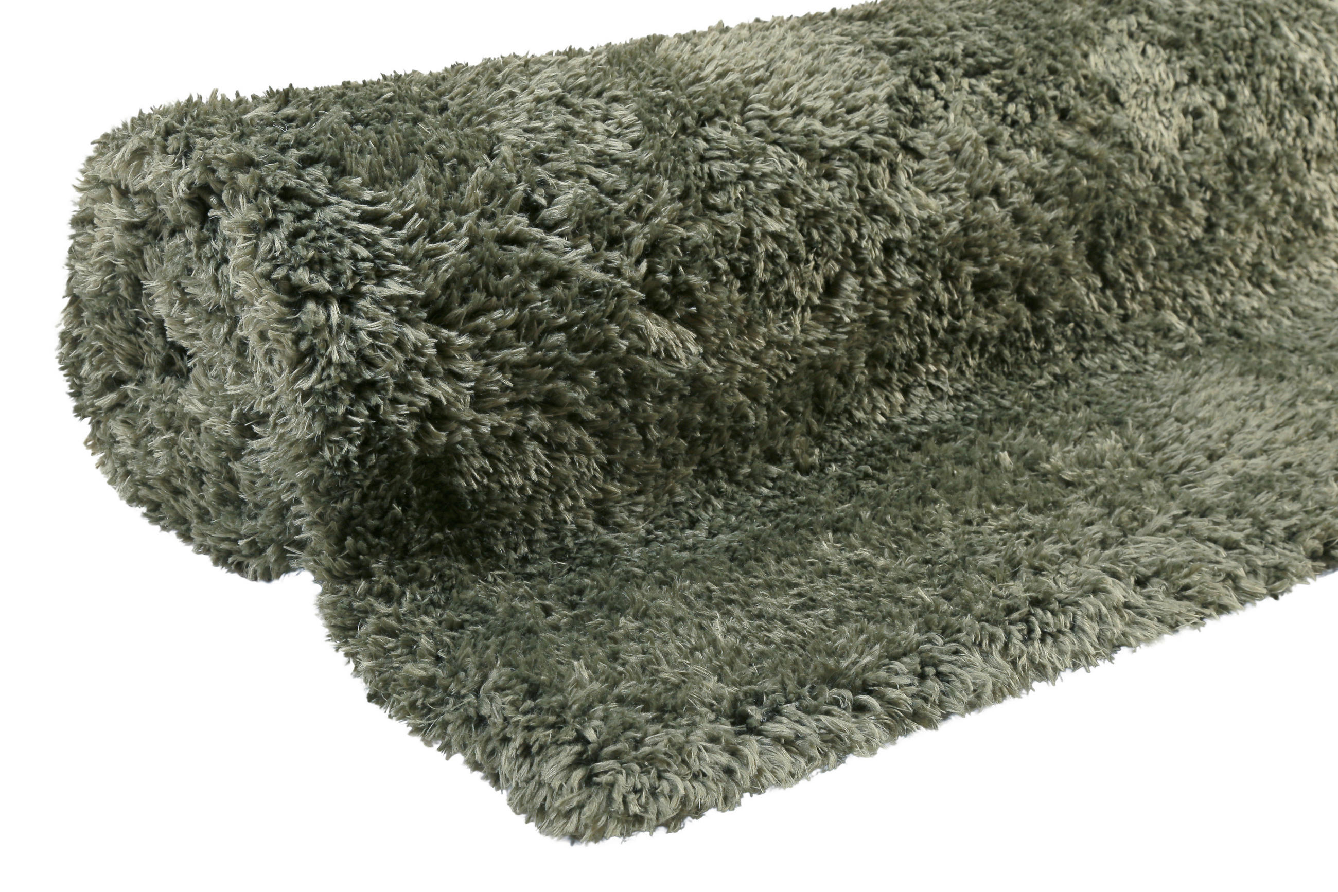 Thumbnail - Esprit Hochflorteppich Yogi, Olivgrün, Textil, Uni, rechteckig, 200x290 cm, Textiles Vertrauen - Oeko-Tex®, Hohenstein, ...