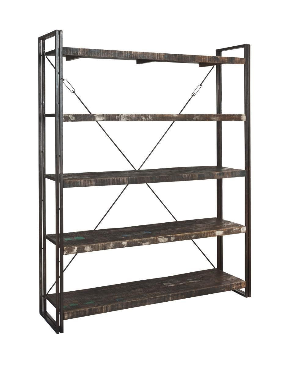 REGAL Mangoholz massiv Braun  - Braun, Design, Holz/Metall (160/200/40cm)
