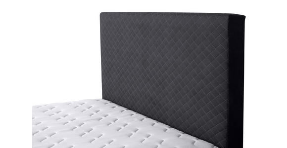 BOXBETT 120/200 cm  in Schwarz  - Schwarz, KONVENTIONELL, Kunststoff/Textil (120/200cm) - Carryhome