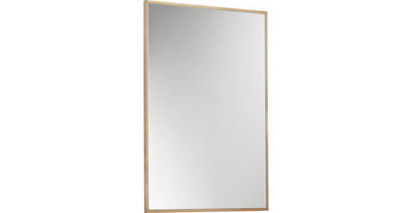 WANDSPIEGEL 60/90/2,2 cm in rechteckig - Eichefarben, Design, Glas/Holz (60/90/2,2cm) - Waldwelt