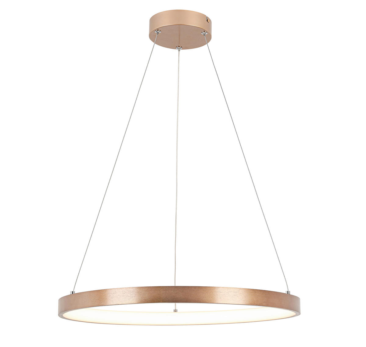 LED LUSTER  50/120 cm      - kapućino, Osnovno, metal/plastika (50/120cm) - Ambiente