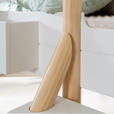 HAUSBETT 90/200 cm,  in Weiß, Kieferfarben, Leiter, Lattenrost  - Weiß/Kieferfarben, Basics, Holz (90/200cm) - Xora