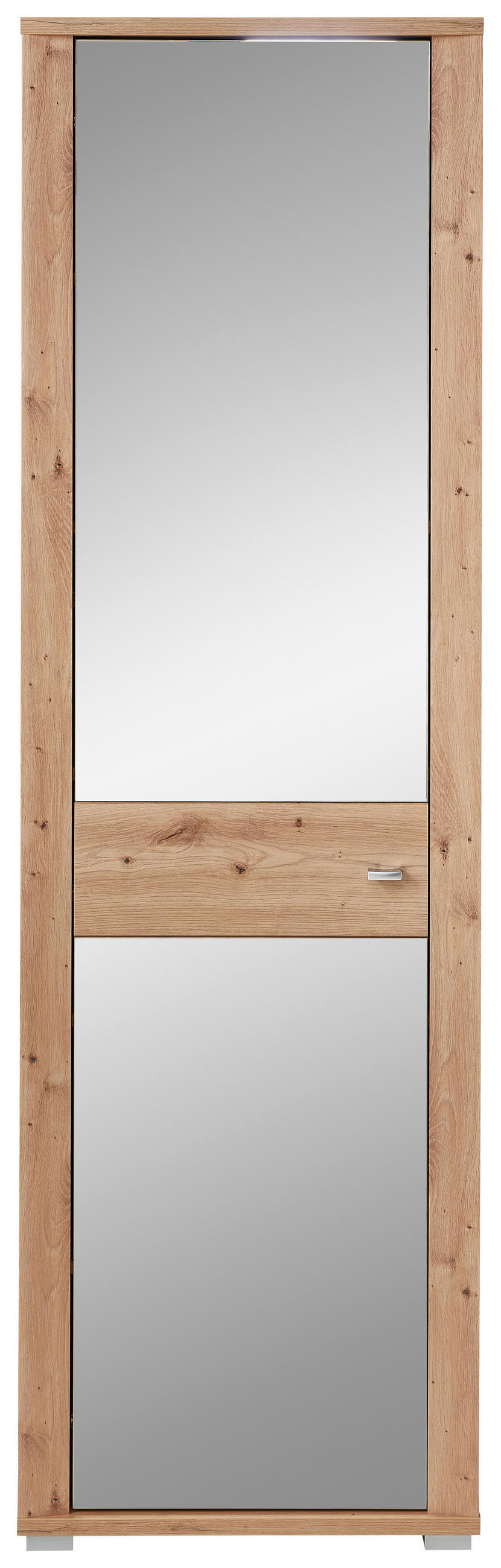 GARDEROBE 5-teilig  in 260/199/38 cm  - Graphitfarben/Eiche Artisan, Design, Holzwerkstoff/Textil (260/199/38cm) - Xora