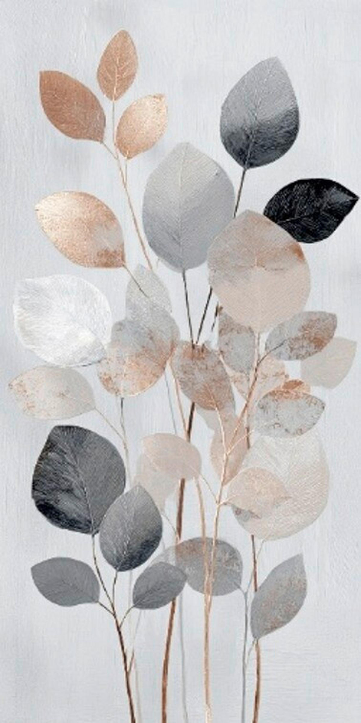 METALLBILD Blumen, Pflanzen  - Multicolor, Basics, Metall (30/60/2cm) - Euroart