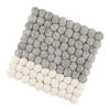 TOPFUNTERSETZER Textil Grau  - Grau, Basics, Textil (21/21cm) - Cilio
