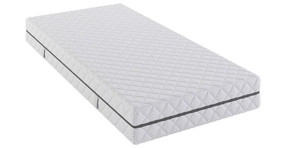 KALTSCHAUMMATRATZE Höhe ca. 21 cm  - Weiß, MODERN, Textil (90/200cm) - Sleeptex