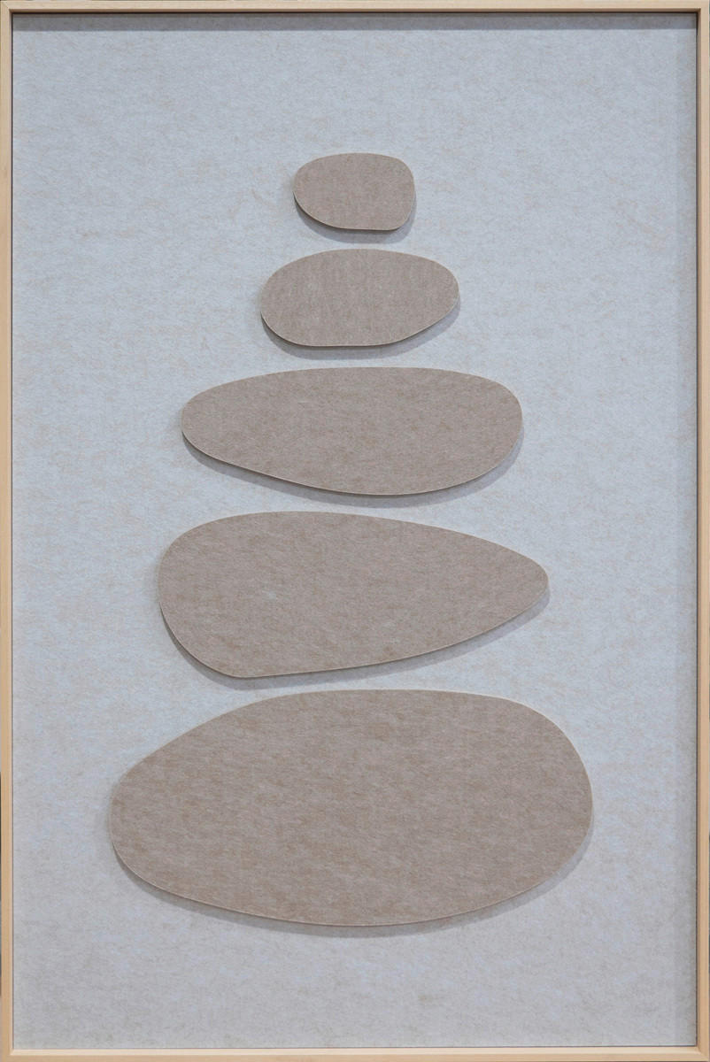 BILD Steine  - Hellbraun/Beige, Basics, Holz/Kunststoff (80/120/10cm)