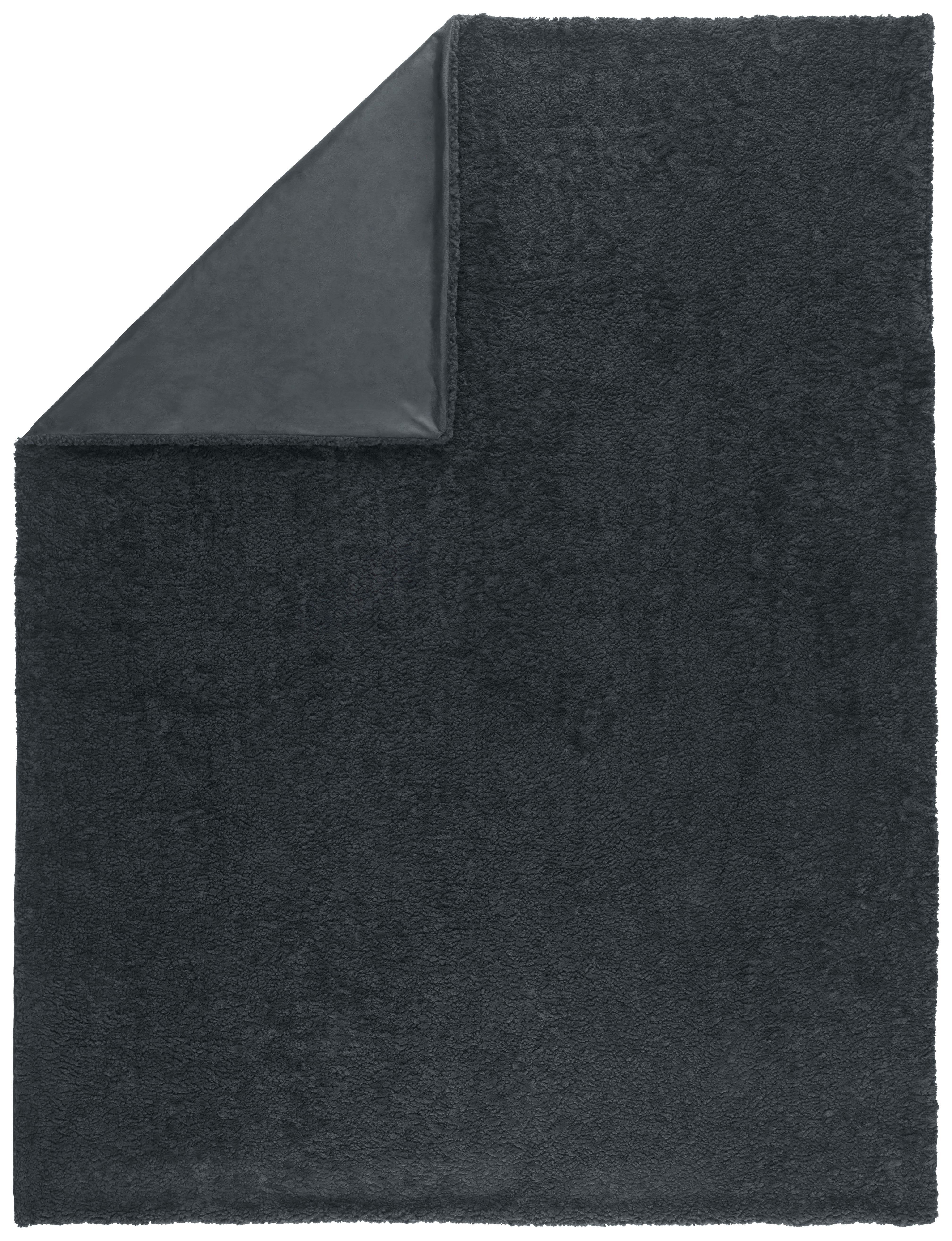 FILT 150/200 cm  - antracit, Klassisk, textil (150/200cm) - Novel