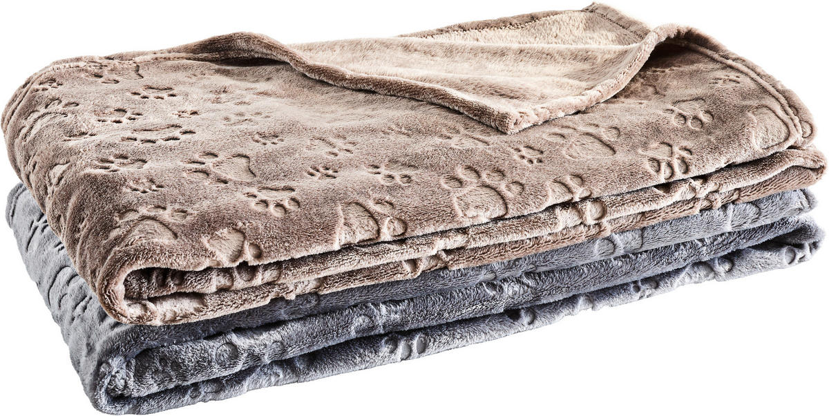 WOHNDECKE 130/170 cm  - Braun, Textil (130/170cm) - Esposa