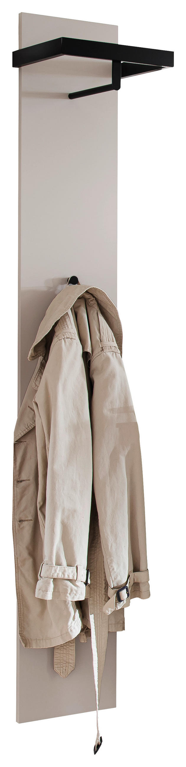 GARDEROBENPANEEL  in 31/180/30 cm  - Greige, Design, Holzwerkstoff/Metall (31/180/30cm) - Moderano