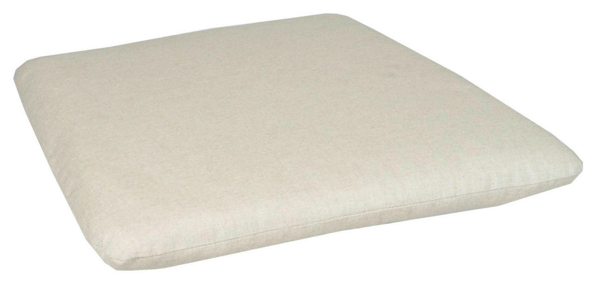 BAŠTENSKI JASTUK ZA SEDENJE prirodna boja  - prirodna boja, Osnovno, tekstil (47/40/5/48cm) - Ambia Garden