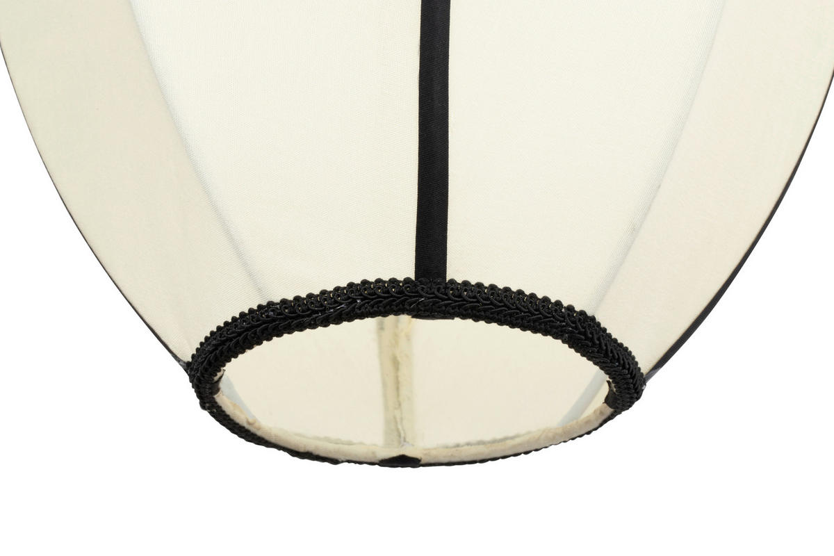 HÄNGELEUCHTE 30/120 cm   - Beige, Design, Textil/Metall (30/120cm) - Collet's Monde