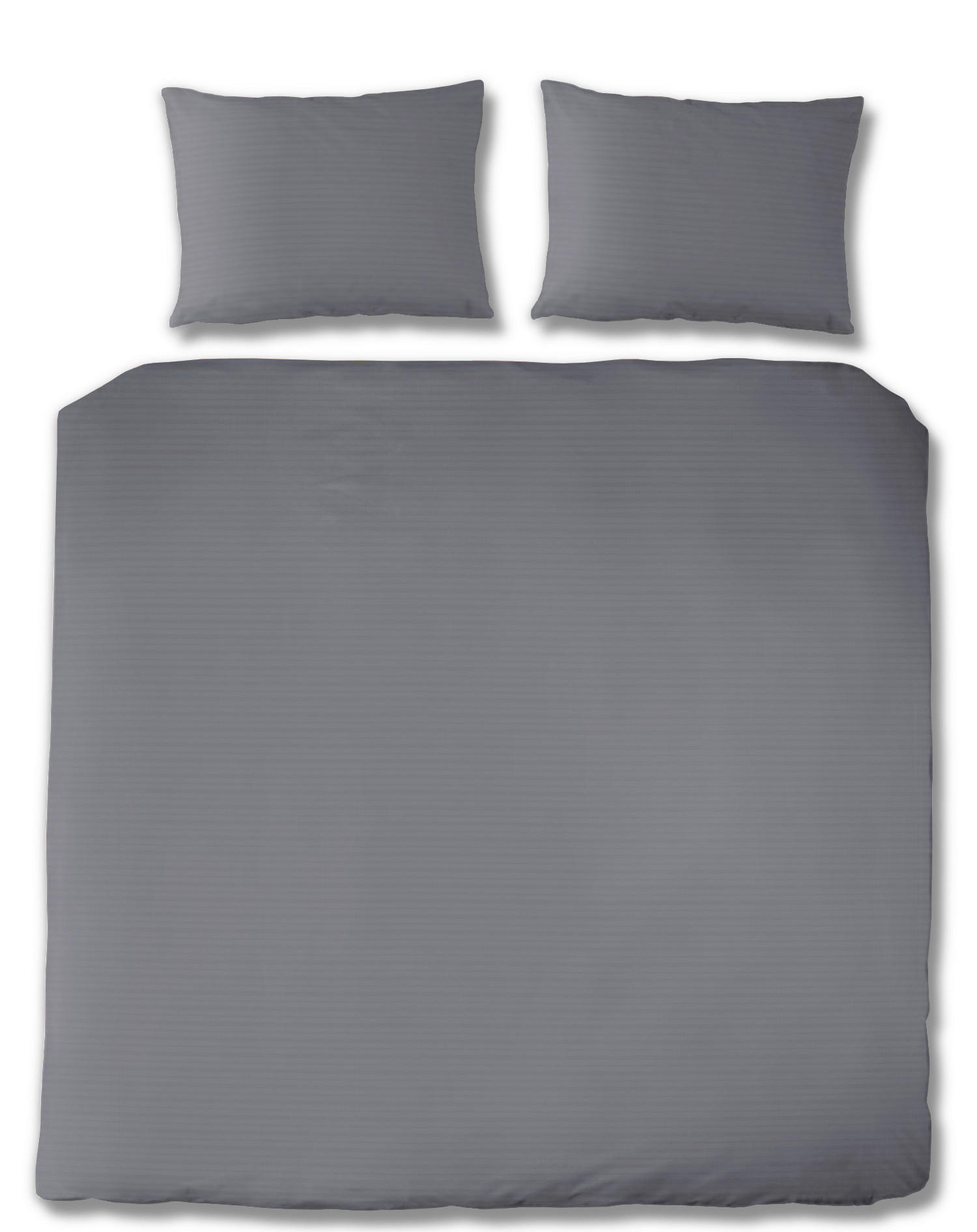 BETTWÄSCHE Seersucker 200/200 cm  - Dunkelgrau, Design, Textil (200/200cm) - Florella