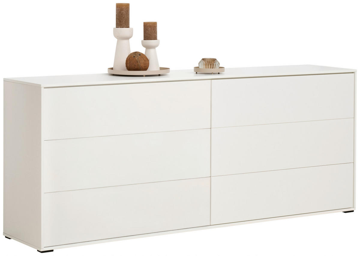 REGALELEMENT 179,1/72,6/40 cm Weiß  179,1/72,6/40 cm  - Weiß, Design, Holzwerkstoff (179,1/72,6/40cm) - home24