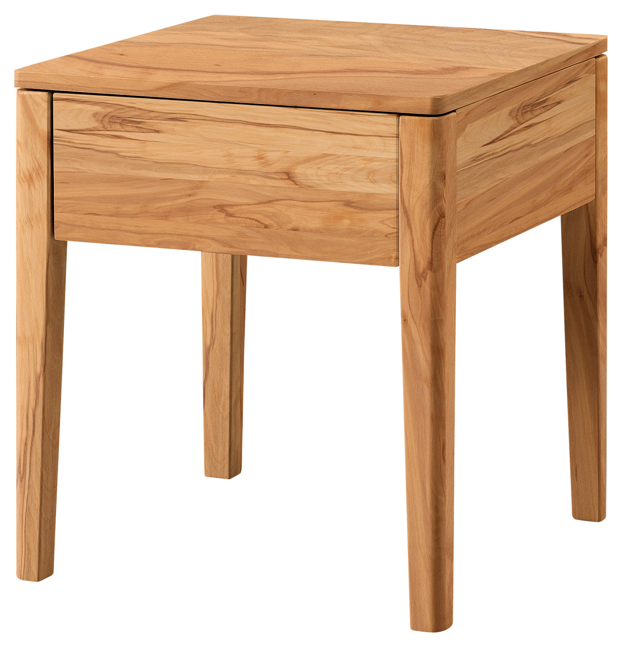 NACHTKÄSTCHEN in massiv Buche Buchefarben  - Buchefarben, Design, Holz (43/48/43cm) - Hasena