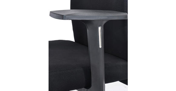 DREHSTUHL in Webstoff Schwarz - Schwarz, KONVENTIONELL, Kunststoff/Textil (62/102,5-112/57cm) - Carryhome