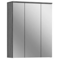 ZRKADLOVÁ SKRINKA, sivá, 60/77/21 cm - sivá, Modern, kompozitné drevo/sklo (60/77/21cm) - MID.YOU