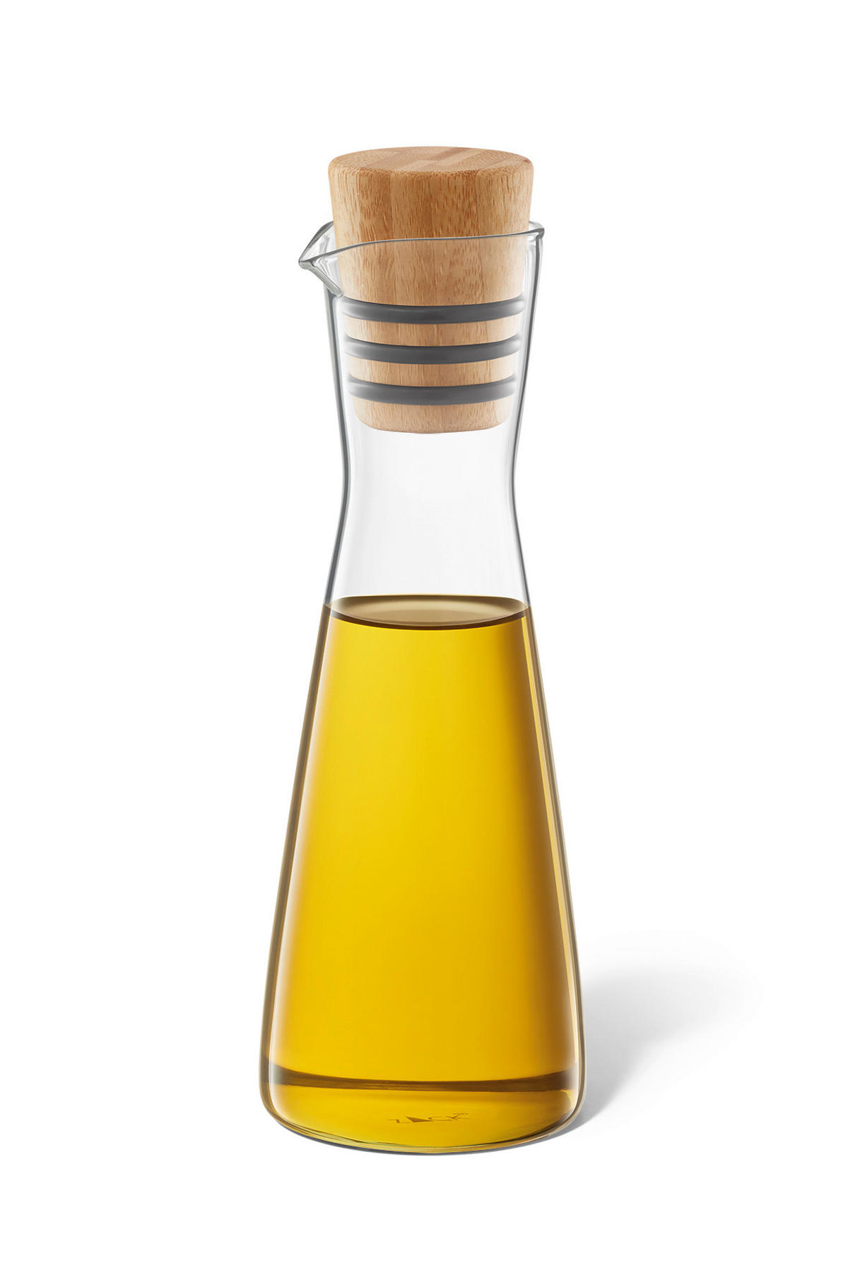 ESSIG-/ÖLFLASCHE - Klar, KONVENTIONELL, Glas (7/20,5cm) - Zack