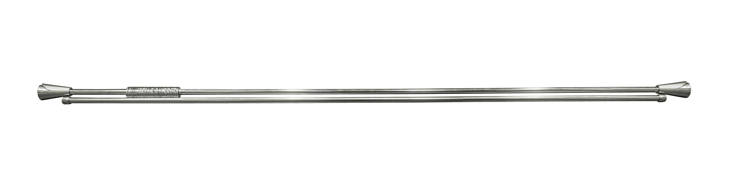 SET KARNIŠE srebrne boje metal - srebrne boje, Basics, metal (240cm) - Homeware
