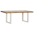 TISCHPLATTE      - Naturfarben, Design, Holz (200/100/5cm) - Landscape