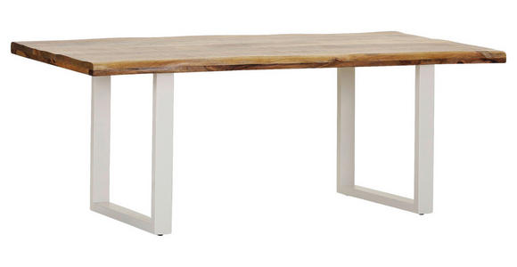 TISCHPLATTE      - Naturfarben, Design, Holz (200/100/5cm) - Landscape