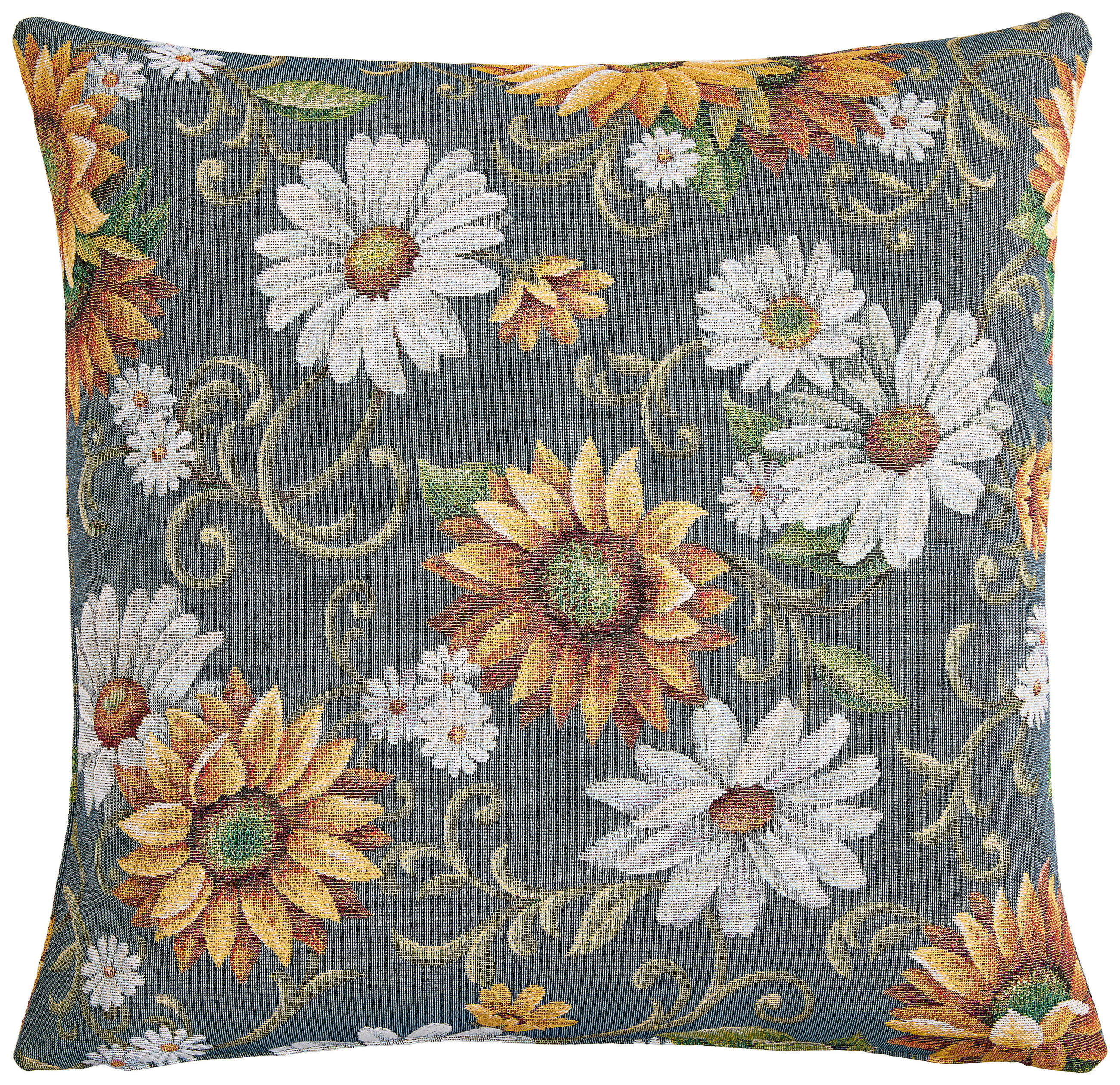 KISSENHÜLLE SONNENBLUME 45/45 cm  - Multicolor, KONVENTIONELL, Textil (45/45cm) - Esposa