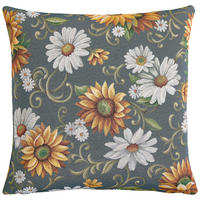 KISSENHÜLLE SONNENBLUME 45/45 cm  - Multicolor, KONVENTIONELL, Textil (45/45cm) - Esposa