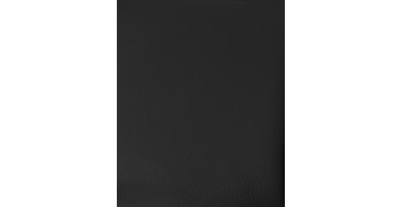 BARHOCKER Echtleder Schwarz Eisen Sitzfläche 360° drehbar - Schwarz, Design, Leder/Metall (54/96-121/56cm) - Novel