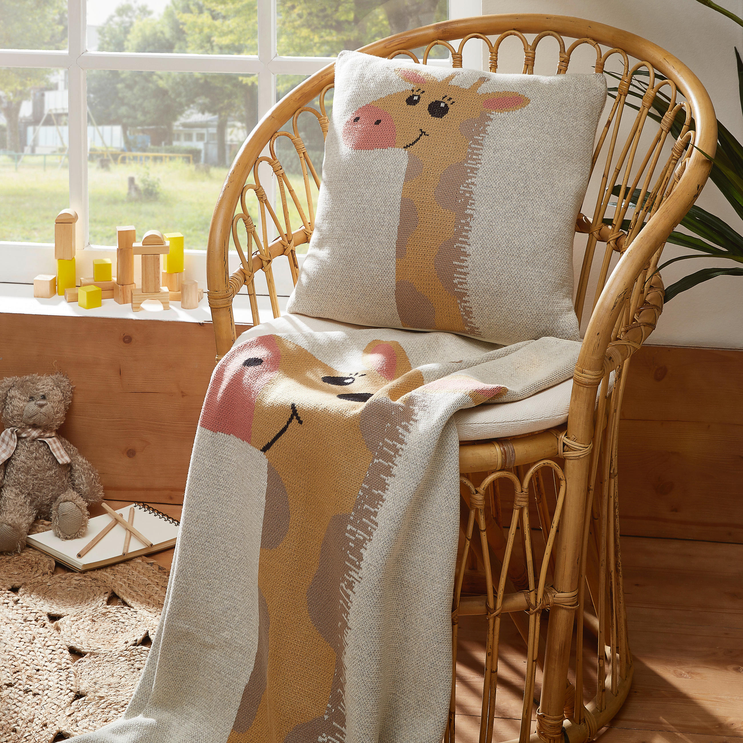 SCHMUSEDECKE  80/100 cm  - Multicolor, Trend, Textil (80/100cm) - Avelia