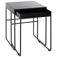 SADA STOLKŮ, černá - černá, Design, kov (39-42/39-42/51-54cm)