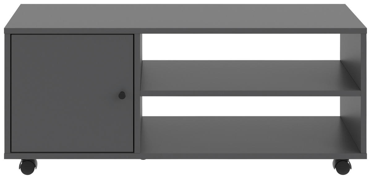 TV-ELEMENT 100/42/33,5 cm  - Anthrazit, Basics, Holzwerkstoff/Kunststoff (100/42/33,5cm) - Boxxx