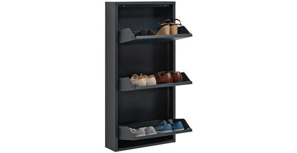 SCHUHKIPPER  in 50/103,5/15 cm  - Anthrazit, Basics, Metall (50/103,5/15cm) - Carryhome