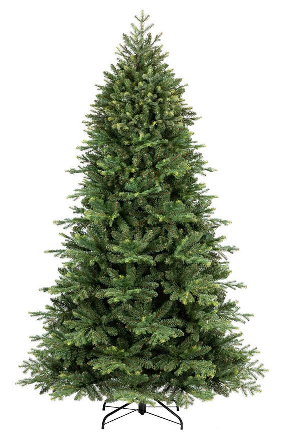 WEIHNACHTSBAUM 180 cm  - Dunkelgrün, Basics, Kunststoff/Metall (109/180cm)