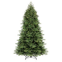 WEIHNACHTSBAUM 180 cm  - Dunkelgrün, Basics, Kunststoff/Metall (109/180cm)