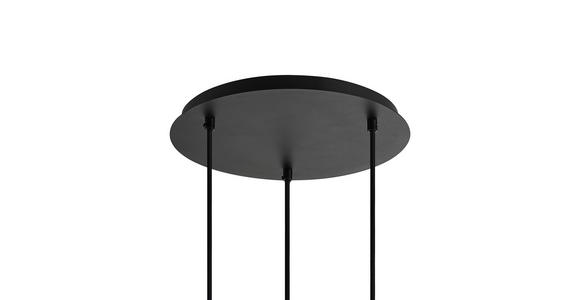 HÄNGELEUCHTE  33/150 cm    - Dunkelgrau, Design, Glas/Metall (33/150cm) - Dieter Knoll