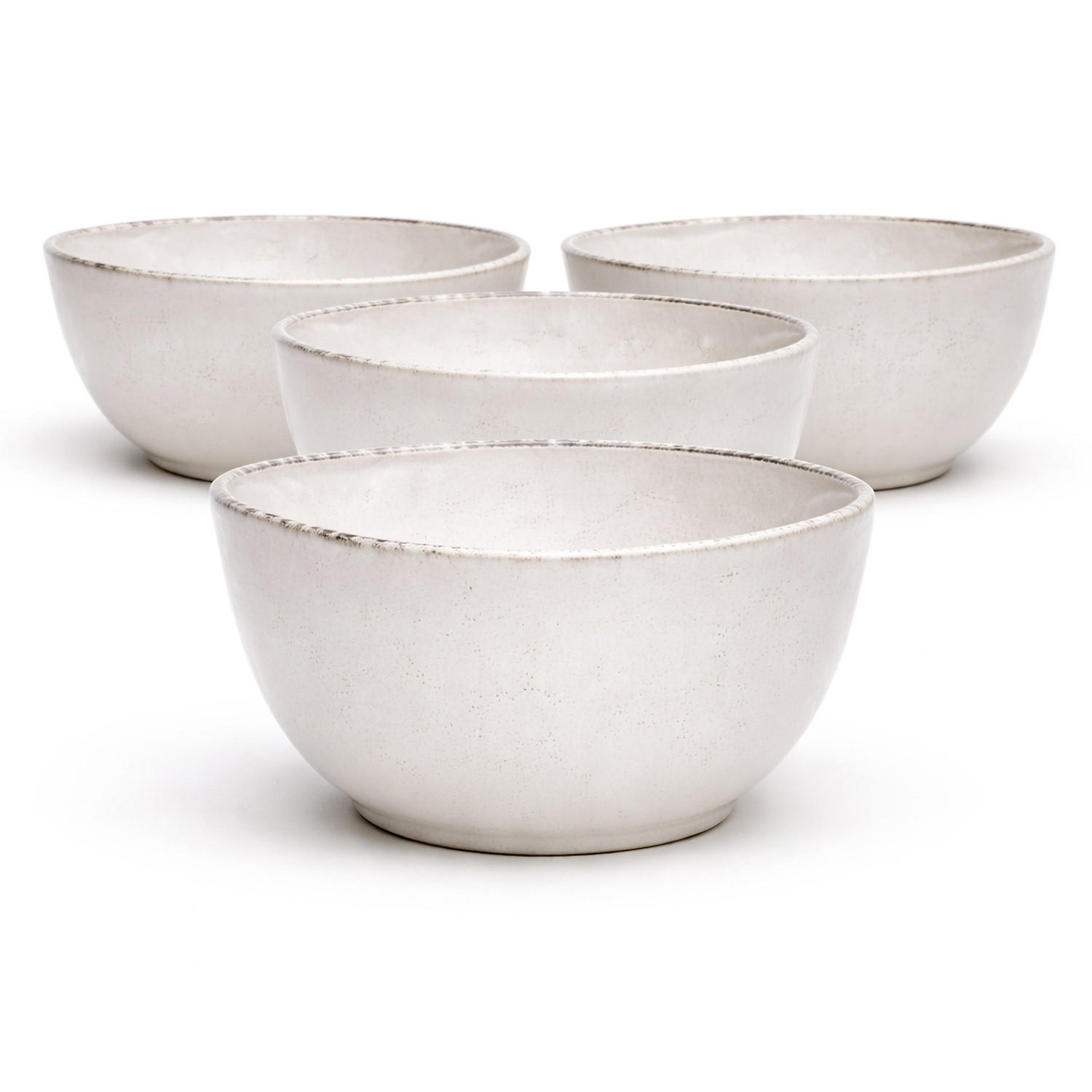 SCHÜSSELSET Urban 4-teilig  - Creme, Basics, Keramik (15/7cm) - Van Well