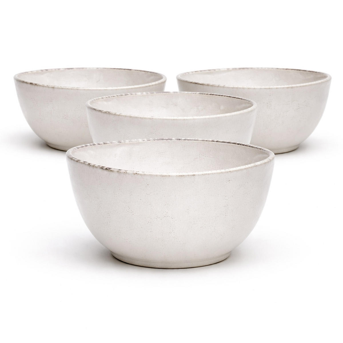 SCHÜSSELSET Urban 4-teilig  - Creme, Basics, Keramik (15/7cm) - Van Well
